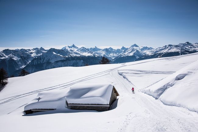 Corss-country skiing in Crans-Montana, Switzerland &copy;OlivierMaire.jpg